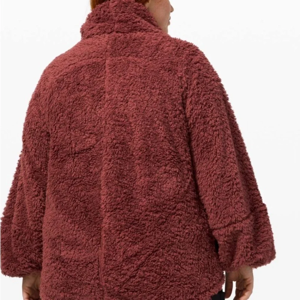 Lululemon🍋🍋 Warm Restore Sherpa Pullover- Savannah size 8 euc